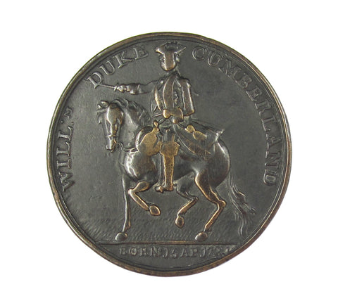 1746 Battle Of Culloden 34mm Medal - Rebellion Justly Rewarded
