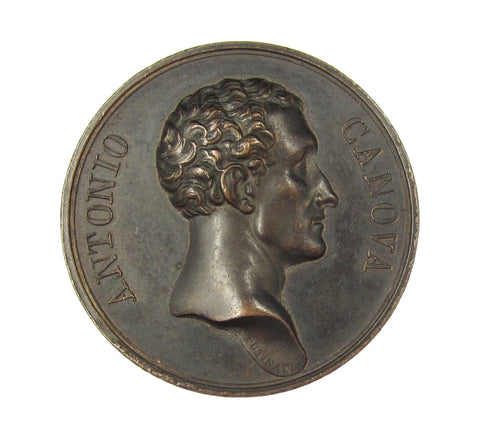 Italy 1817 Antonio Canova 34mm Laudatory Medal