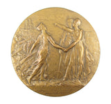 France 1917 USA Entry Into WWI Wilson 68mm Medal