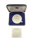 1965 Westminster Abbey Anniversary 57mm Silver Medal - Cased