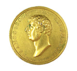 1802 Death Of Duke Of Bedford 42mm Gilt Medal - By Hancock