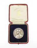 1911 Investiture Of Edward Prince Of Wales Silver Medal - Cased