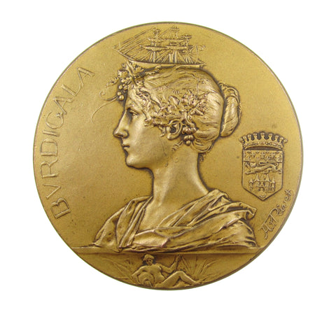 France 1895 Philomathic Society of Bordeaux 62mm Medal