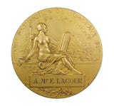 France 1895 Philomathic Society of Bordeaux 62mm Medal