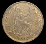 Victoria 1887 Penny - EF