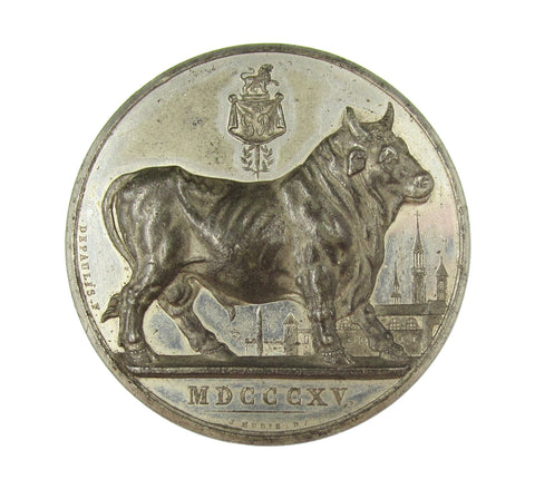 1815 English Arms In The Netherlands 41mm Medal - By Depaulis
