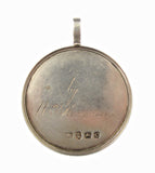 1818 Engraved Silver Award Medal - Hallmarked S.H London