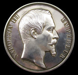 France 1855 Universal Exposition 60mm Silver Medal - Cased