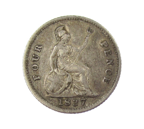 William IV 1837 Groat - VF