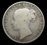 Victoria 1850 Shilling - VG