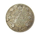 Canada Edward VII 1909 25 Cents - Good Fine