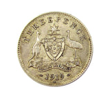 Australia George V 1919 M Threepence - GVF+
