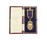 1938 Manchester Order Of Oddfellows 9ct Gold Masonic Medal