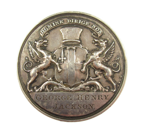 1837-1886 Stock Brokers Pass Silver Medal By Wyon - Naylor Type 7