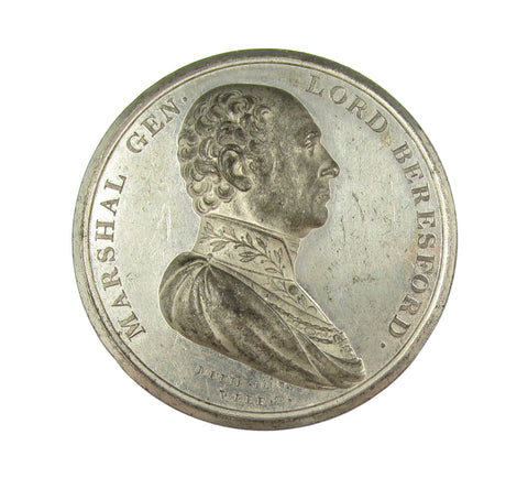 1811 Battle Of Albuera Lord Beresford 41mm Medal - By Webb