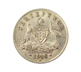 Australia George V 1918 M Threepence - GVF+