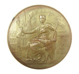 1893 Christian IX & Louise Visit To London 75mm Medal - By Bowcher