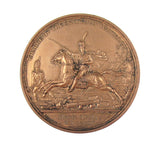 1815 Charge Of The British At Waterloo 41mm Medal - By Mills