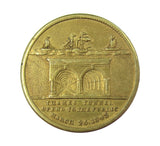 1843 William Warrington Medallist 22mm Brass Token