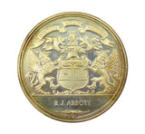 1972 New Stock Exchange Silver Brokers Pass Medal - Cased