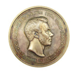 1870 Charles Leslie Art Union Of London 55mm Silver Medal - By Wyon