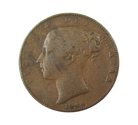 Victoria 1844 Farthing - Fine