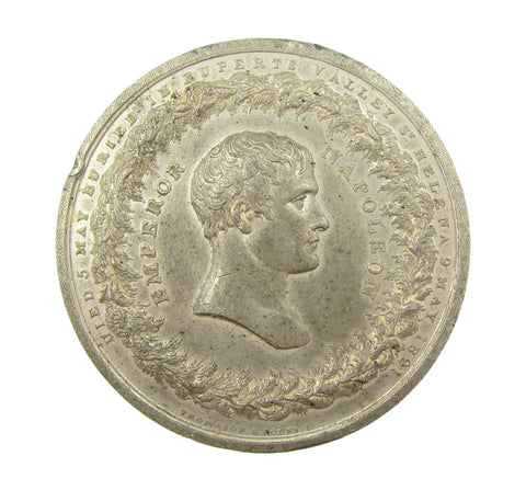1821 Napoleon 54mm Tribute Medal - By Thomason & Jones