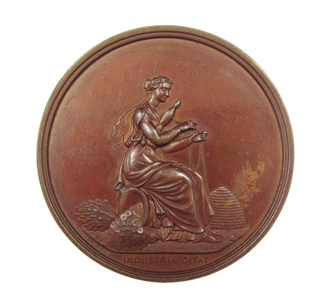 1868 Caithness Industrial Exhibition Wick 44mm Medal - By Kirkwood