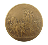 France 1918 Metz-Strasbourg Raymond Poincare 68mm Medal