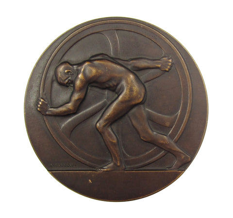 Germany 1909 Gordon Bennett Race 60mm Medal - By Bosselt