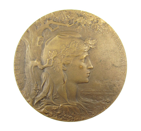 France 1900 Paris Universal Exposition 64mm Medal - Cased