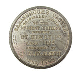 c.1860 Carisbrooke Castle 46mm WM Medal - By Pinches