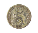 Victoria 1852 Groat - VG