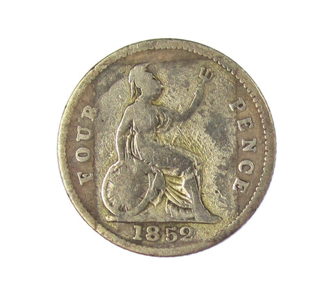 Victoria 1852 Groat - VG
