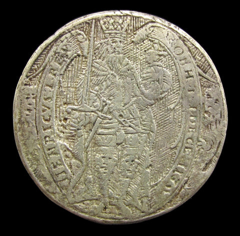c.1632 King Henry I Silver Counter - By De Passe