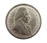 1789 William Pitt 33mm WM Penny Token