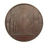 France 1855 Notre Dame Cathedral 59mm Medal - By Wiener