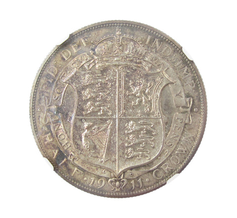 George V 1911 Proof Halfcrown - NGC PF64