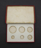 1927 Royal Mint Card Case For George V 6 Coin Proof Set