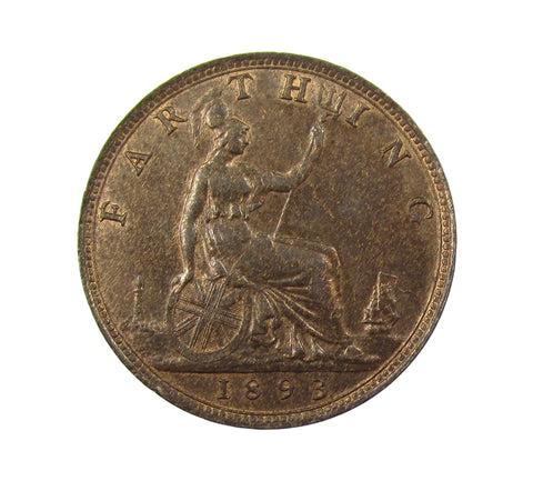 Victoria 1893 Farthing - A/UNC