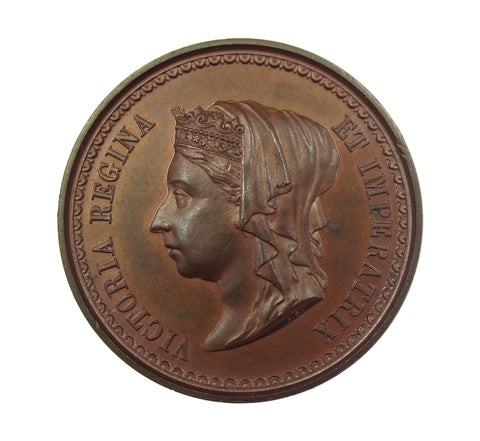 1887 Victoria Golden Jubilee 38mm Bronze Medal - By Carter