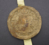 1558-1603 Elizabeth I Original Wax Seal Of The Realm