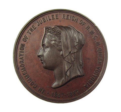 1887 Victoria Golden Jubilee 39mm Bronze Medal - By Moore