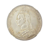Victoria 1887 Crown - NGC MS63