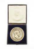 1870 Charles Leslie Art Union Of London 55mm Silver Medal - By Wyon