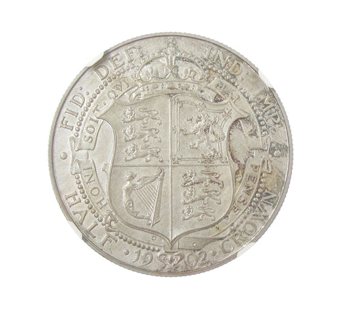 Edward VII 1902 Matt Proof Halfcrown - NGC PF65