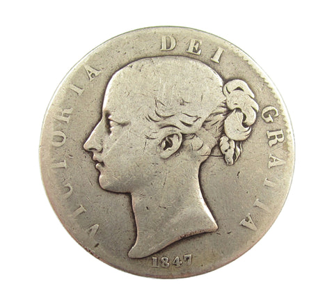 Victoria 1847 Young Head Crown - Fair