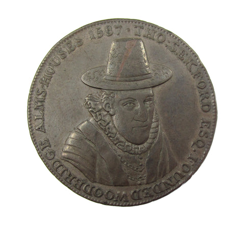 1796 Suffolk Woodbridge Penny Token - DH15 - VF