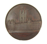 1862 Charles Barry Art Union Of London 60mm Medal - By Wiener