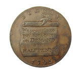 1795 Suffolk Bungay Halfpenny Token - DH21 - NEF